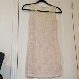 Vanilla colored Charlotte russe dress